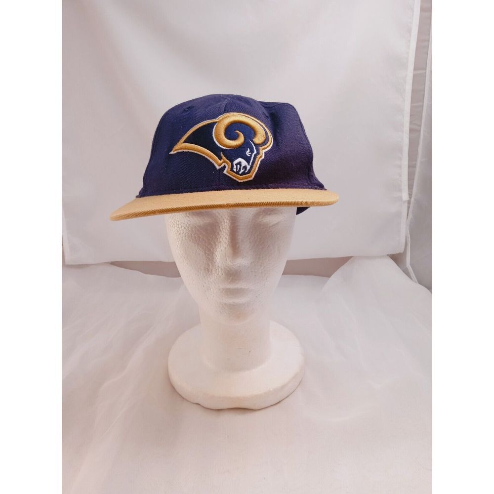 St Louis Rams NFL Blue/Gold Hat Cap Reebok NFL Team Apparel On Field